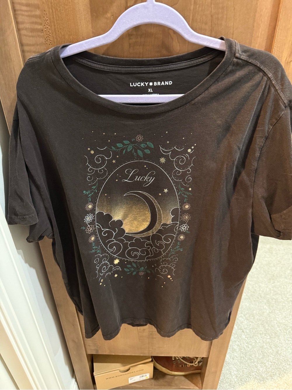 Lucky Moon Boyfriend Tee size XL